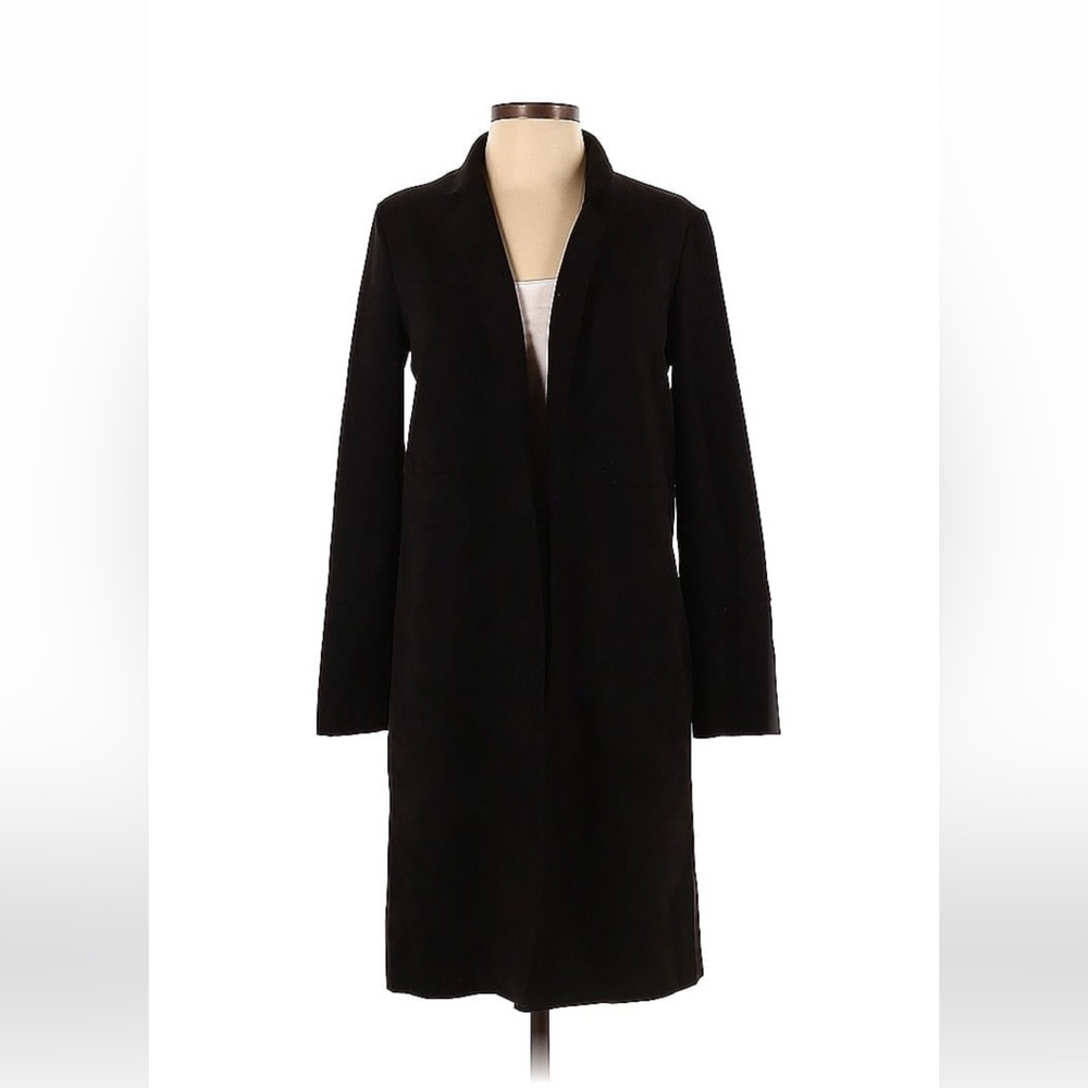 Zara long black jacket size XS
